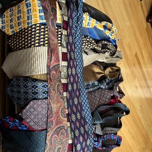 15 ties Various brands, Geoffrey Beane Jerry Garcia, Woodward Collection